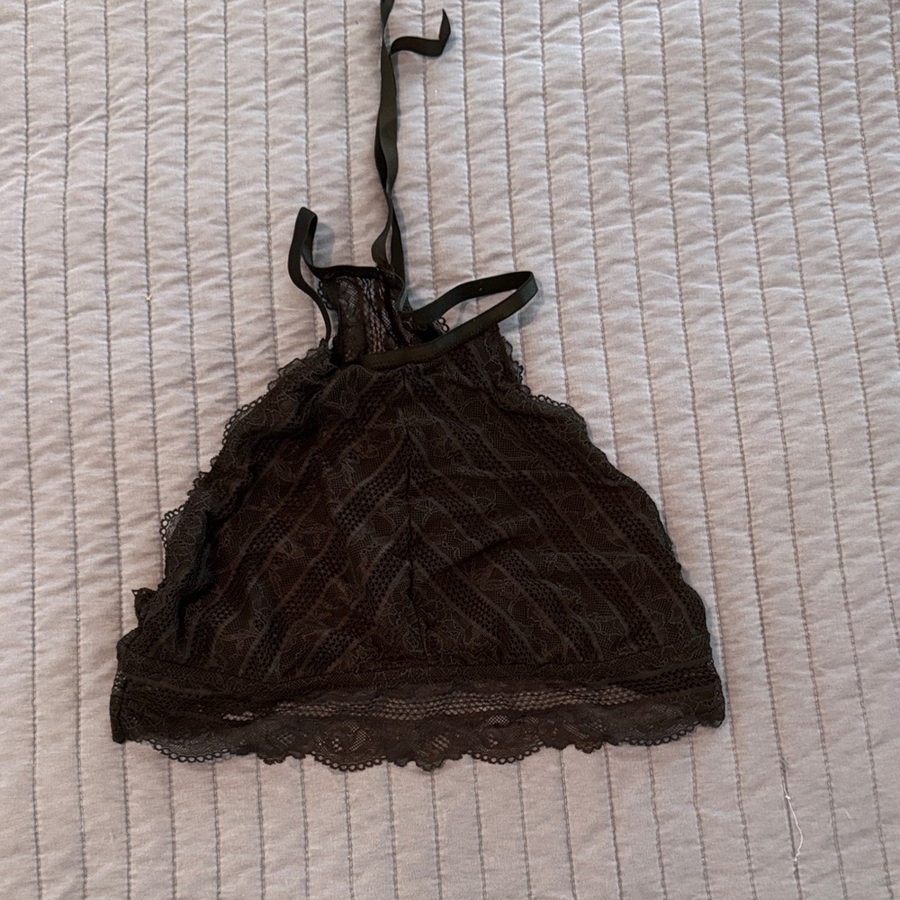 Aerie Black Lace Bandeau
